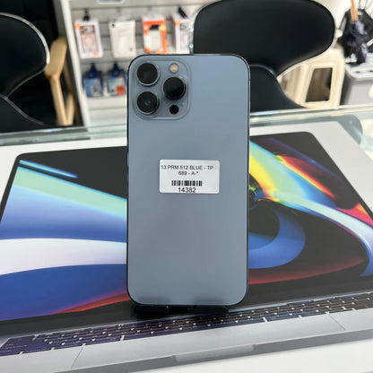 IPhone 13 ProMax 512GB Màu Blue - Pin thay mới 100% - 14382 - A-* Busan