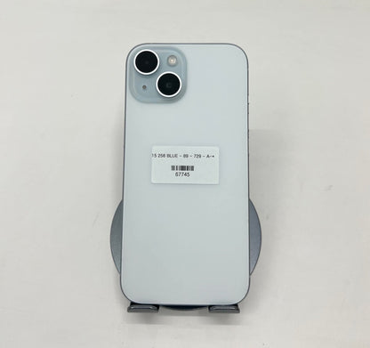IPhone 15 bản 256gb Màu Blue - pin 89% - 67745 - a-*