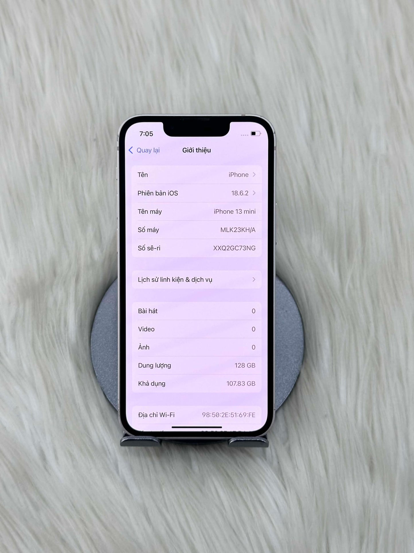 IPhone 13 Mini 128gb Màu Hồng - Pin 90% LKCH - 23797 TEKU