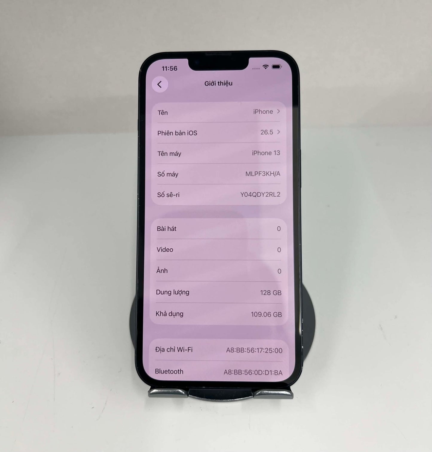 IPhone 13 128Gb Màu Đen - Pin 86% - 03019 - A-*
