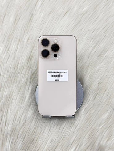 IPhone 16 Pro 256 Màu Vàng - Pin 100% sạc 0 lần - 49251