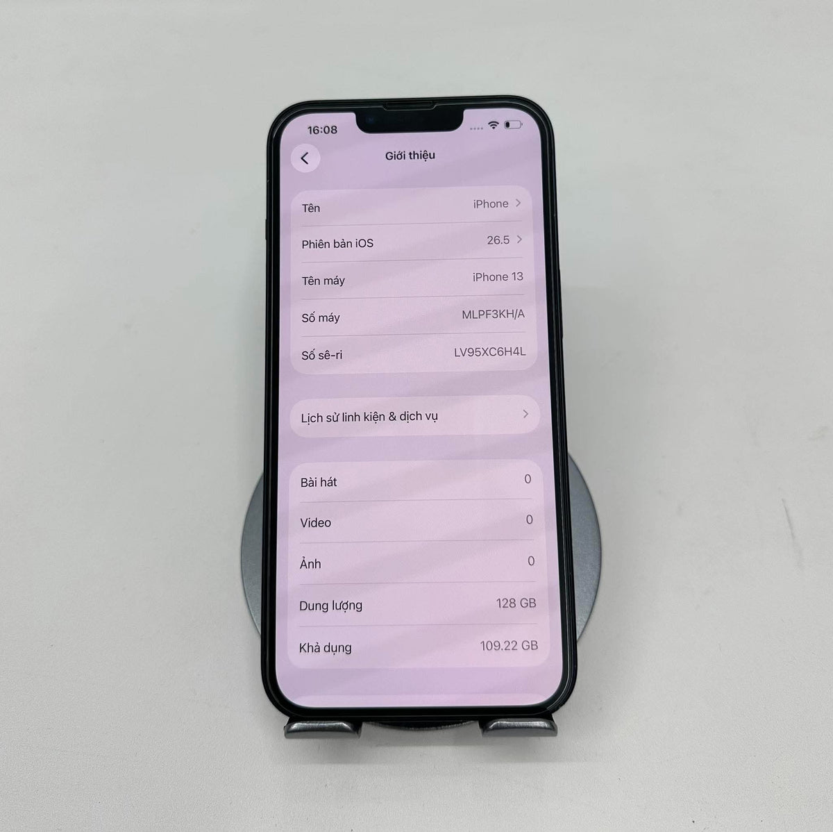 IPhone 13 bản 128gb Màu Đen - Thay Pin 100% - 86333 -a -* Busan
