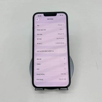 IPhone 13 bản 128gb Màu Đen - Thay Pin 100% - 86333 -a -* Busan