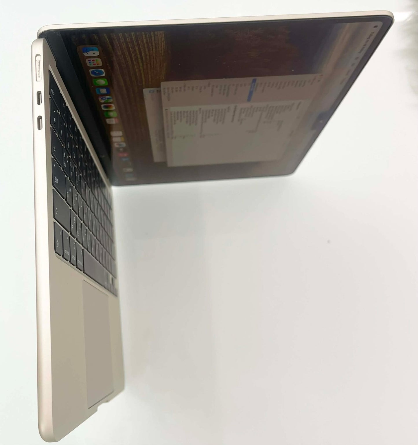 MacBook Air M2 bản 8gb/256gb Màu Starlight - Pin 100% - 4YT27 TEKU
