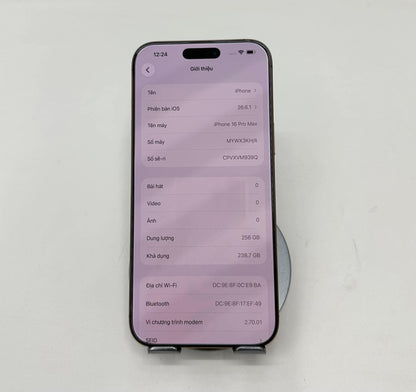 IPhone 16 ProMax 256GB Màu vàng - Pin 90% - 25514 - a-