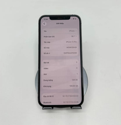 IPhone 12 Pro 128gb Màu Đen - Pin thay mới 100% - 99433 - a-* Busan
