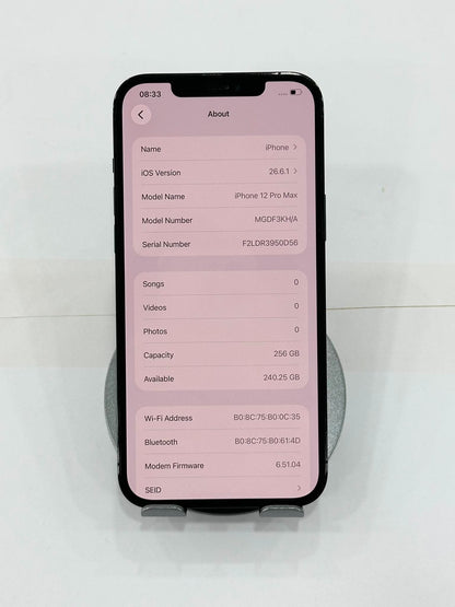 IPhone 12 Promax 256gb Màu Xanh - Pin thay mới 100% - 67545 - a-* Teku