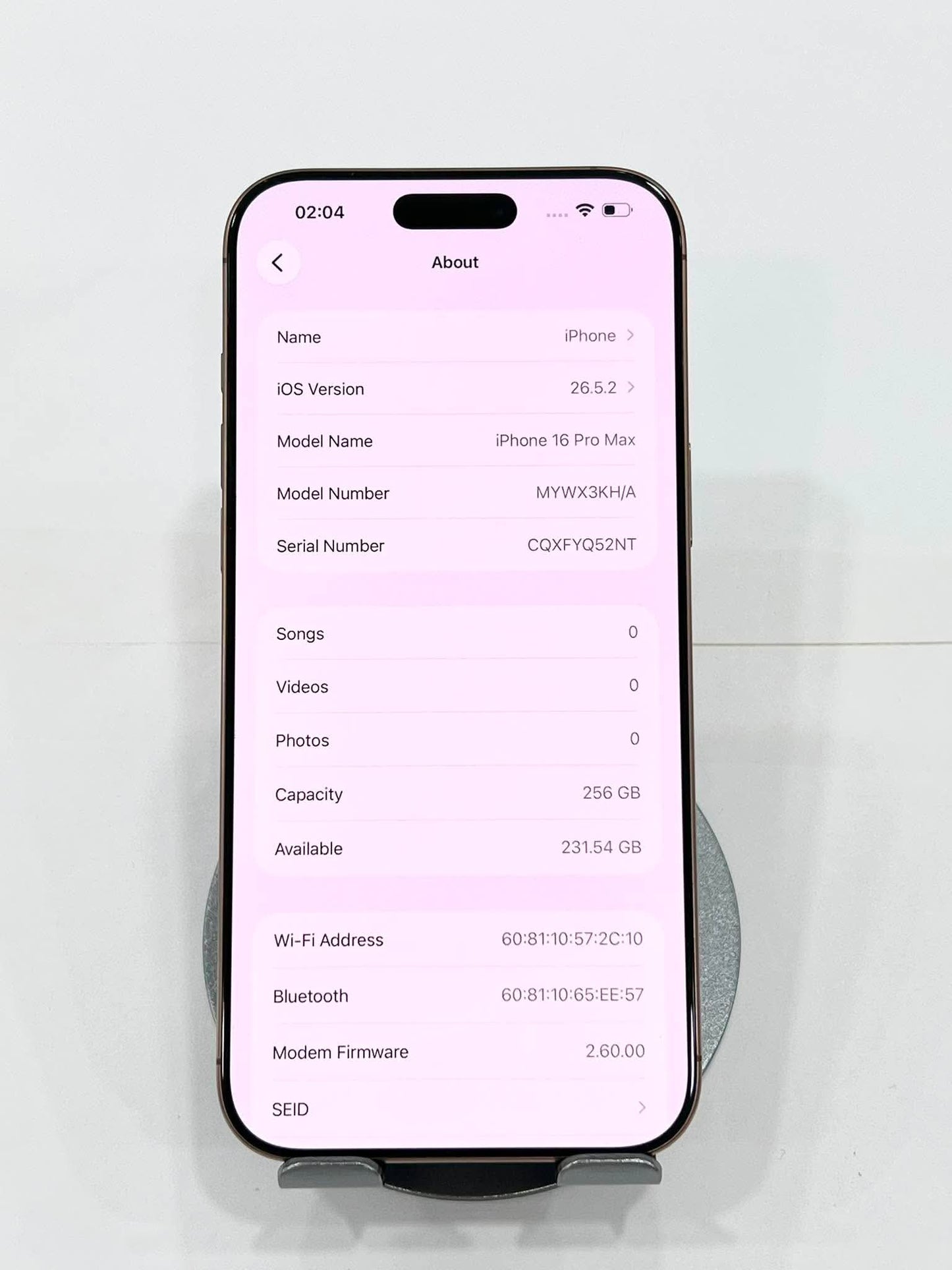 IPhone 16 ProMax 256GB Màu vàng - Pin 100% sạc 219 lần - 31002 TEKU