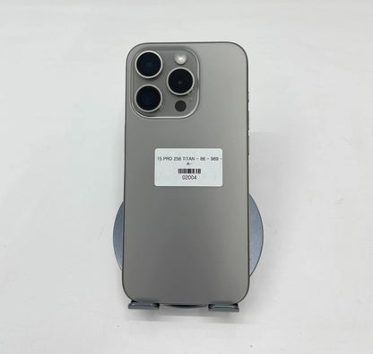 IPhone 15 Pro 256gb Màu Titan - Pin 86% - 02004 A-