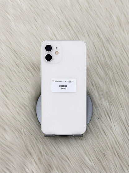 IPhone 12 bản 64gb Màu trắng - Pin thay mới 100% - 10699 A- Teku