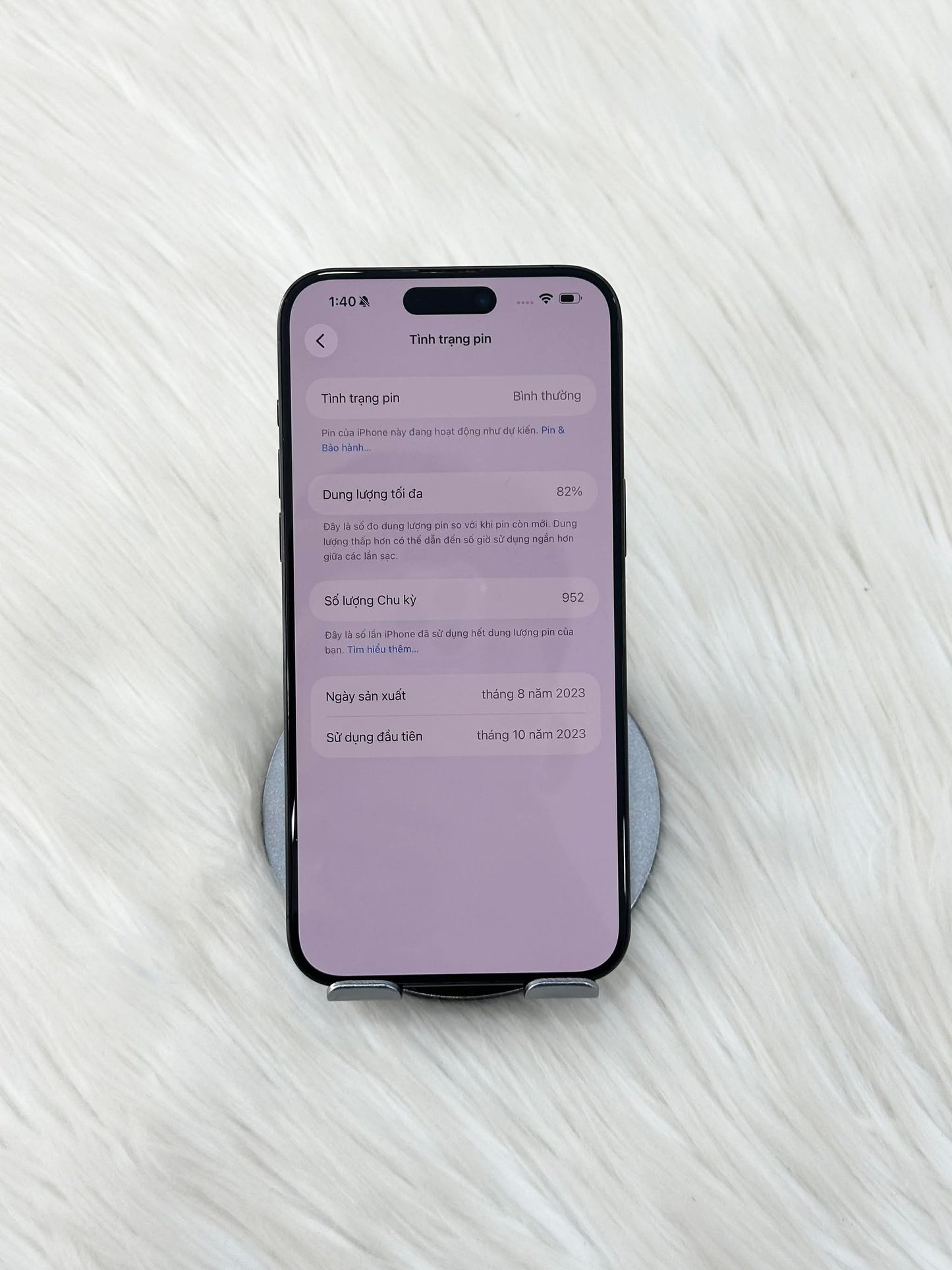 IPhone 15 Promax 512gb Màu đen - Pin 82% - 34235  A- TEKU