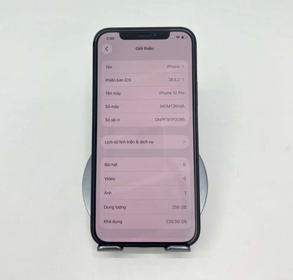 IPhone 12 Pro 256gb Màu Xanh - Pin thay mới 100% - 88663 - a-