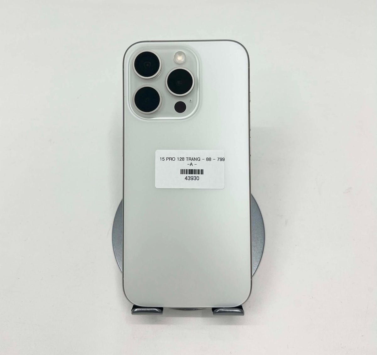 IPhone 15 Pro 128gb Màu trắng  - pin 88% - 43930- a-