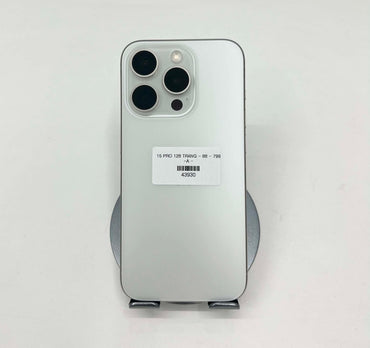 IPhone 15 Pro 128gb Màu trắng  - pin 88% - 43930- a-