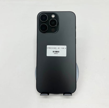 IPhone 15 Promax 512gb Màu đen - Pin 83% - 54057 - a-