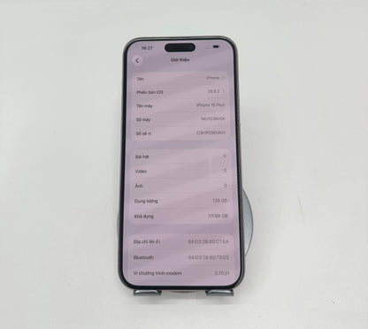IPhone 15 Plus 128GB Màu hồng - Pin 90% 19538 - a-