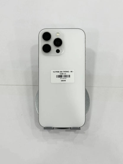 IPhone 16 ProMax 256gb Màu trắng - Pin 90% - 08049 - a- Teku