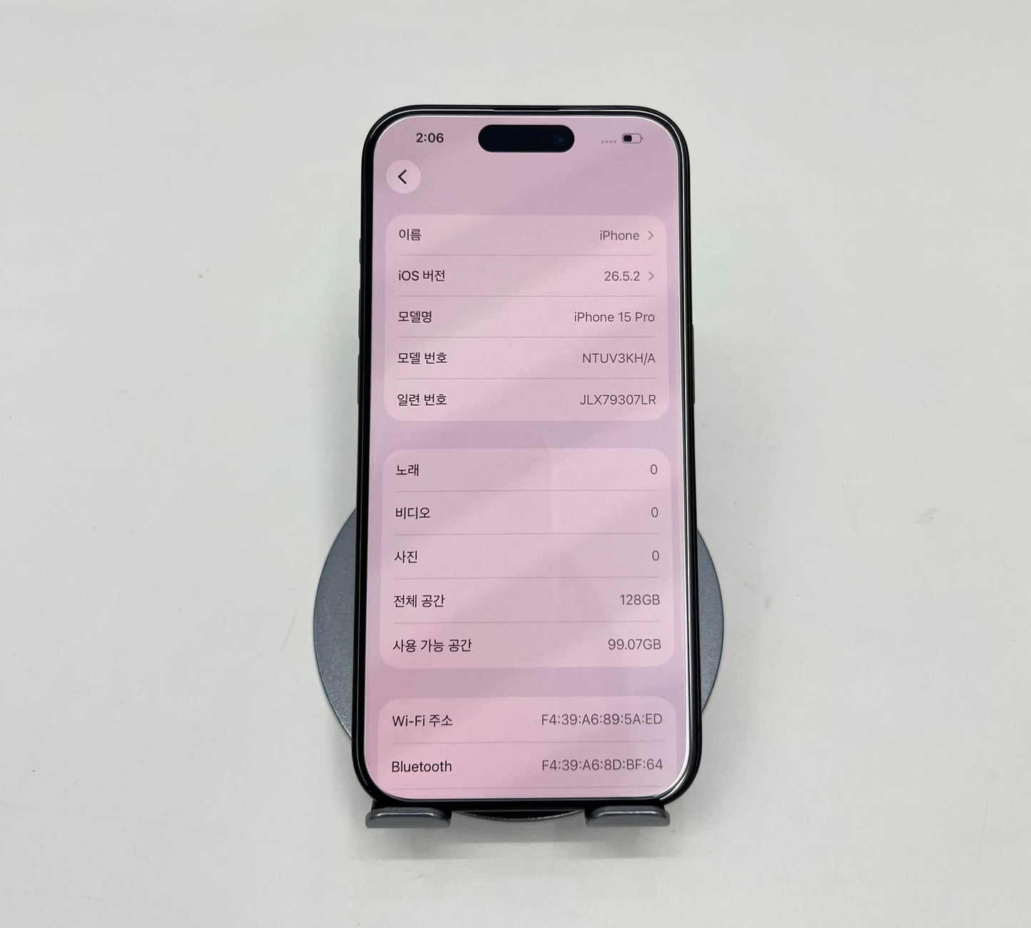 IPhone 15 Pro 128gb Màu đen - Pin 91% - 72612 - A-*