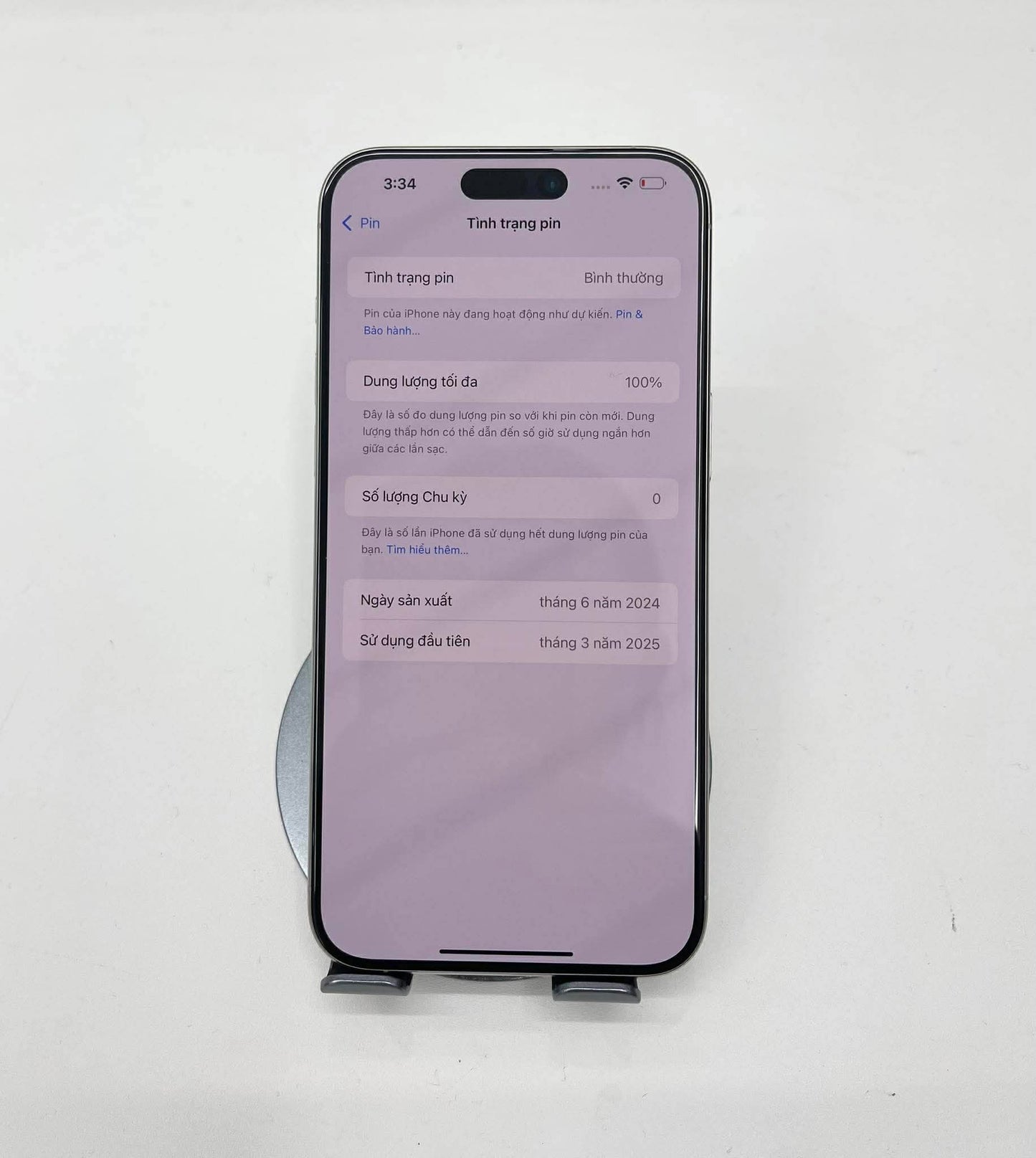 IPhone 15 Promax 512gb Màu Trắng - Pin 100% sạc 0 lần - 50531