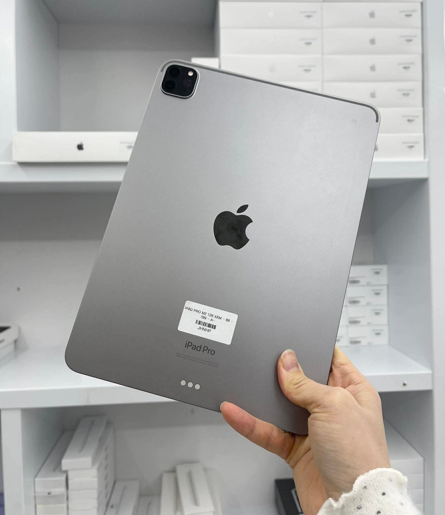 IPad Pro M2 bản 128GB Màu xám - Pin 88% - JHNHP A-