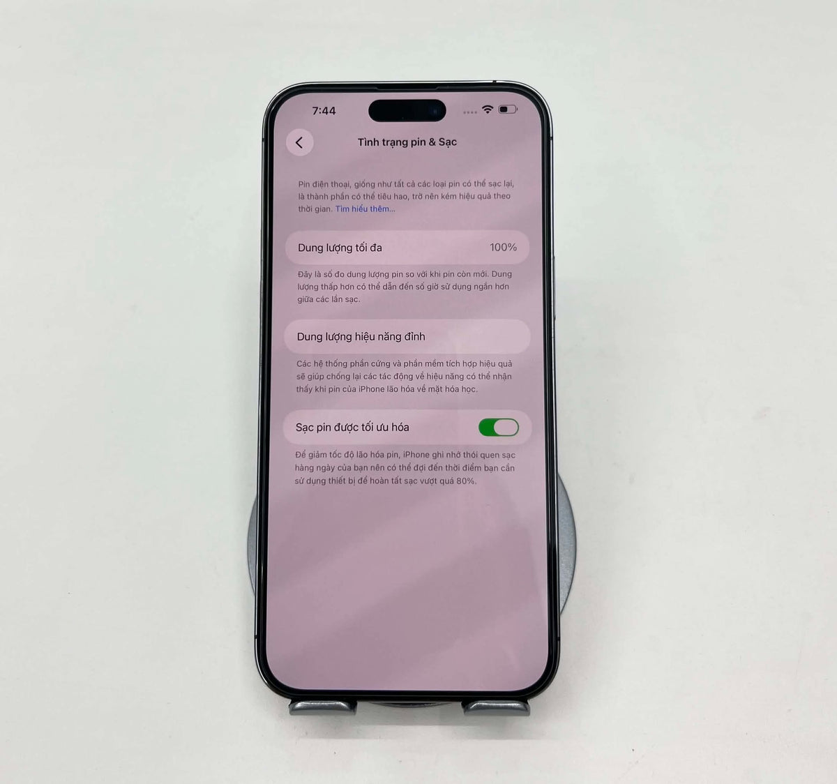 IPhone 14 ProMax 256gb Màu tím - Pin thay mới 100% - 01115 A-