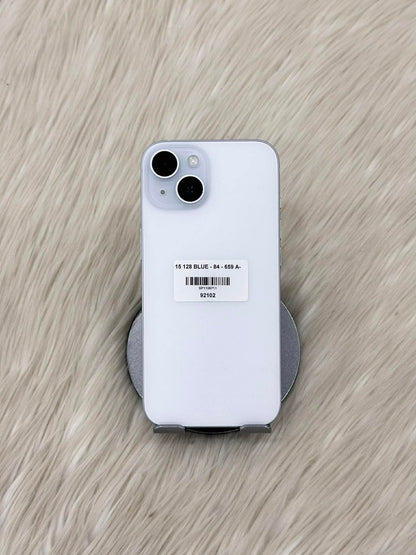 IPhone 15 bản 128gb Màu Xanh Blue - Pin 83% - 92102  A- Teku