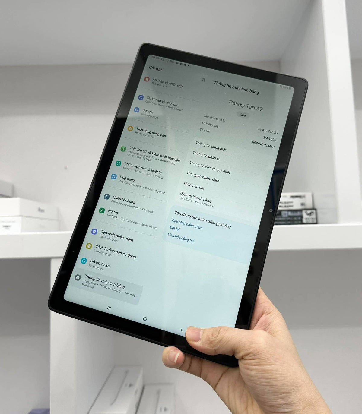 Samsung Tab A7 64gb Xám cũ - A-*