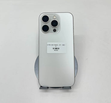 IPhone 15 Pro 256gb Màu Trắng - Pin 87%  - 40352 - A-*