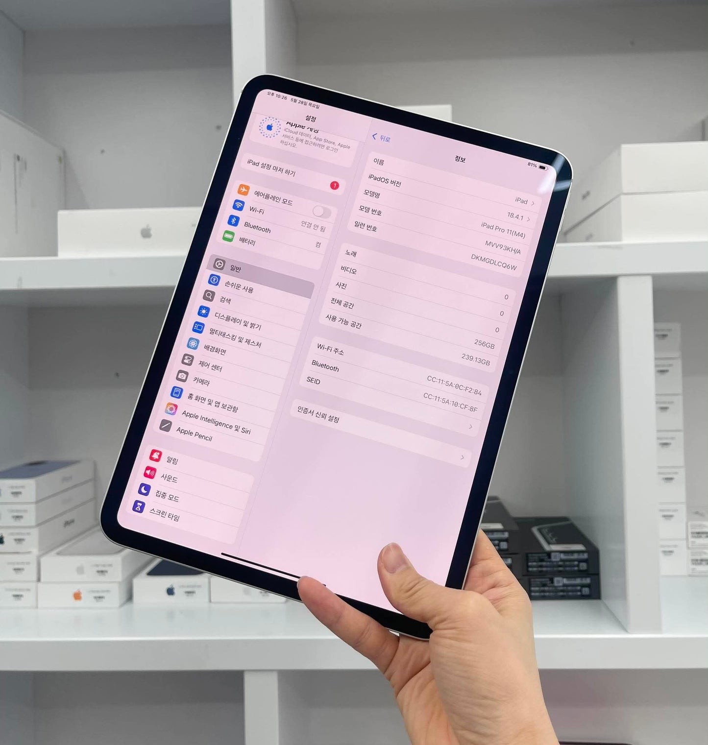 IPad Pro M4 256 màu Bạc - Pin 100% sạc 21 lần - LCQ6W