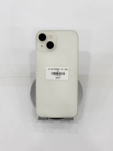 IPhone 14 bản 128GB Màu trắng - Pin thay mới 100% - 98877 A- Teku