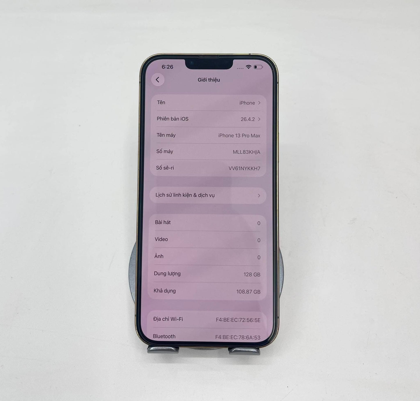 IPhone 13 Promax 128gb Màu Vàng - Pin thay 100% - 34349 A-* Teku
