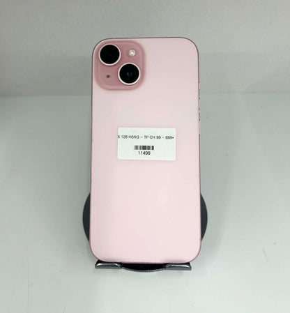 IPhone 15 bản 128gb Màu Hồng - Pin thay CH 99% - 11498