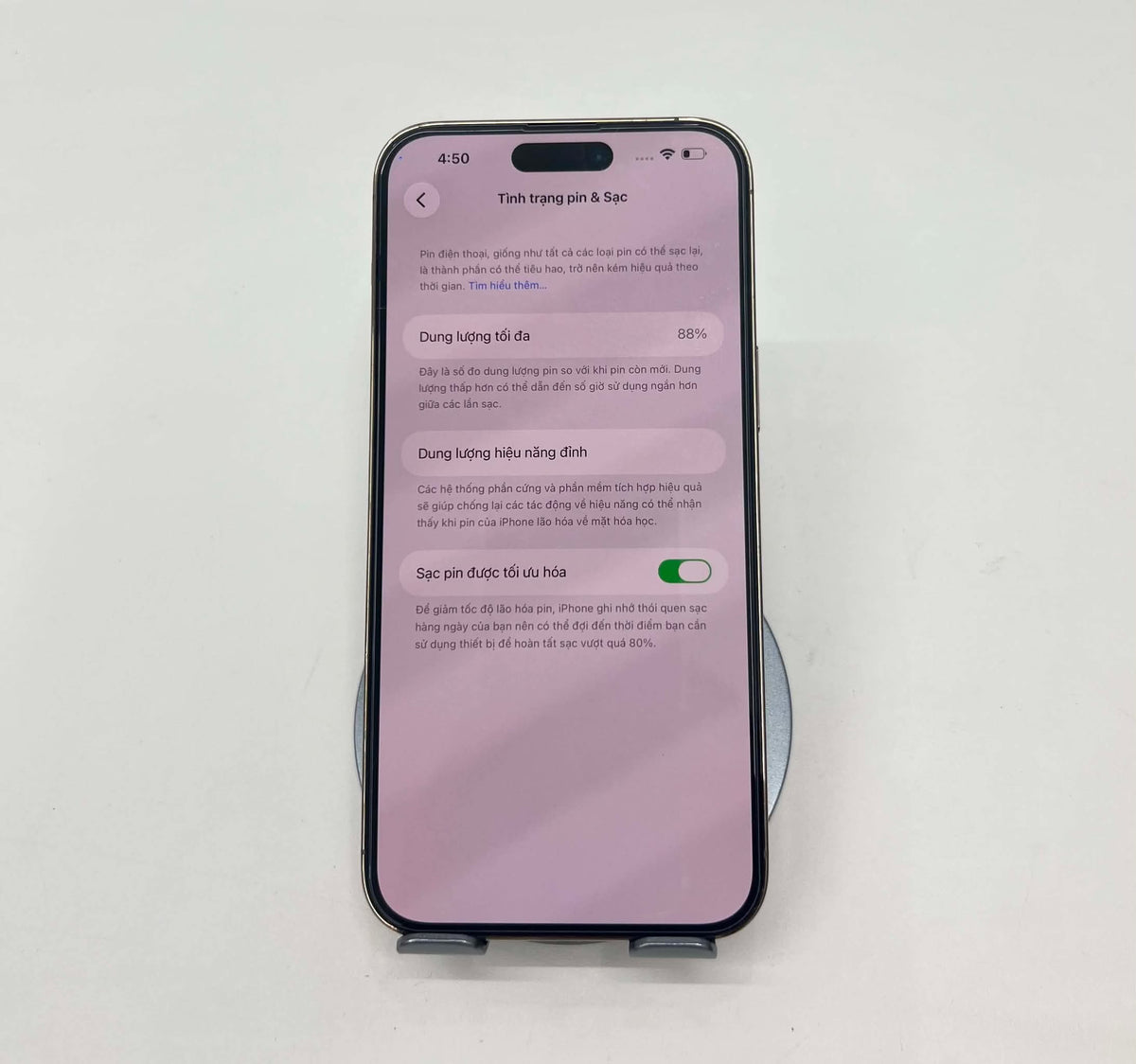 IPhone 14 Promax 512 màu Vàng - Pin 89% -79550 - B-*