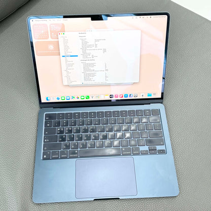 MacBook Air M2 bản 8GB/256GB Màu xanh đen - Pin 88%  - 45GW6 - A-