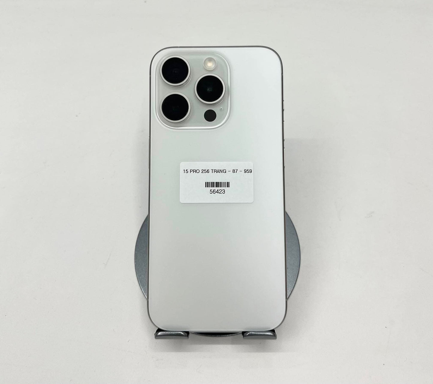 IPhone 15 Pro 256gb Màu trắng, Pin zin 87% - 56423 Busan