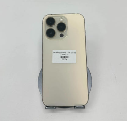 IPhone 14 Pro 256GB màu vàng - Pin thay ch 100% - 38034 -a -