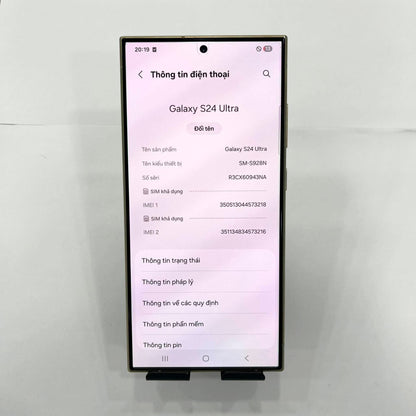 SamSung S24 Ultra 256gb Màu Vàng - 73218 - a- Busan