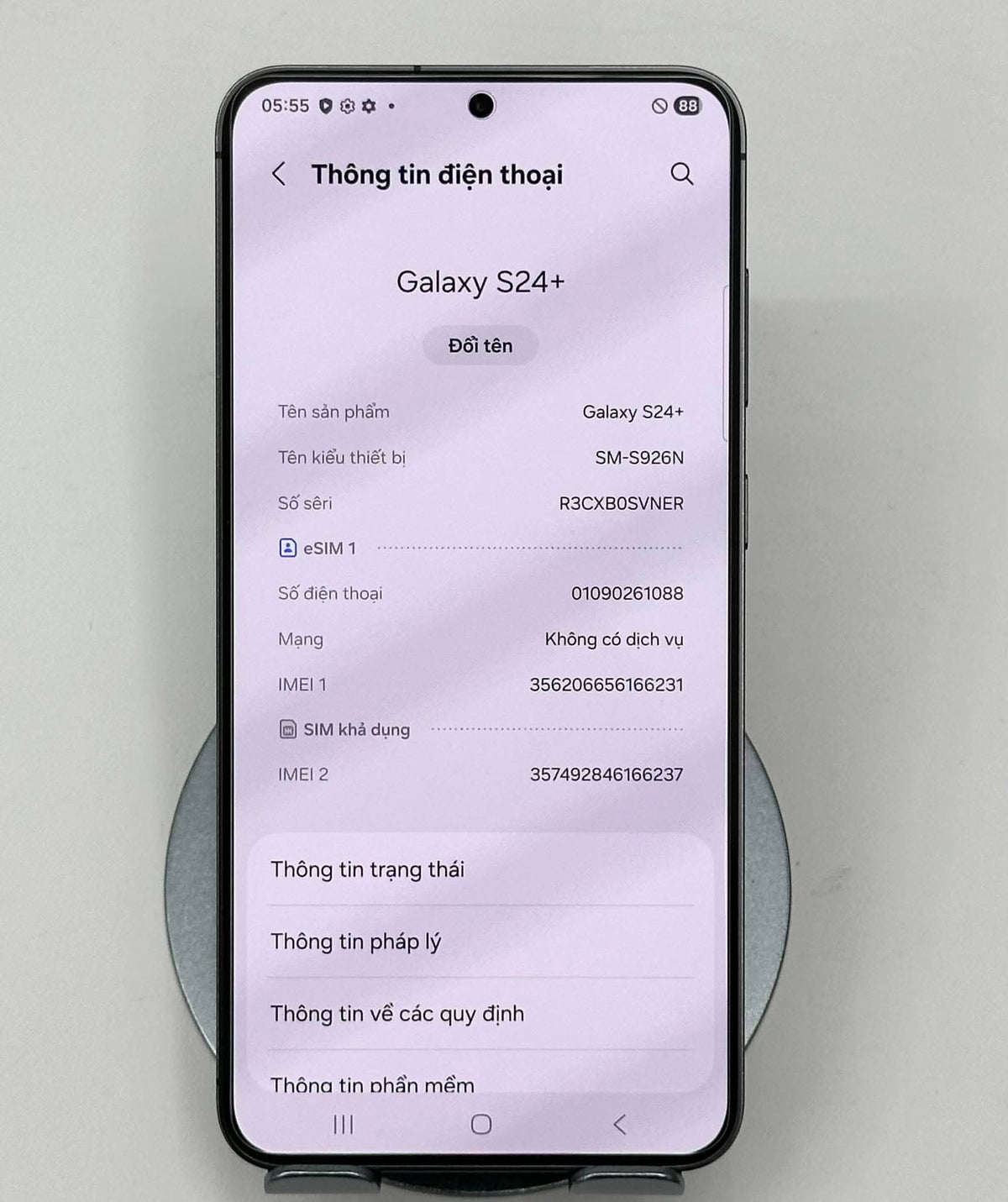 SamSung S24 Plus 256gb Màu Đen - 66231 - a-