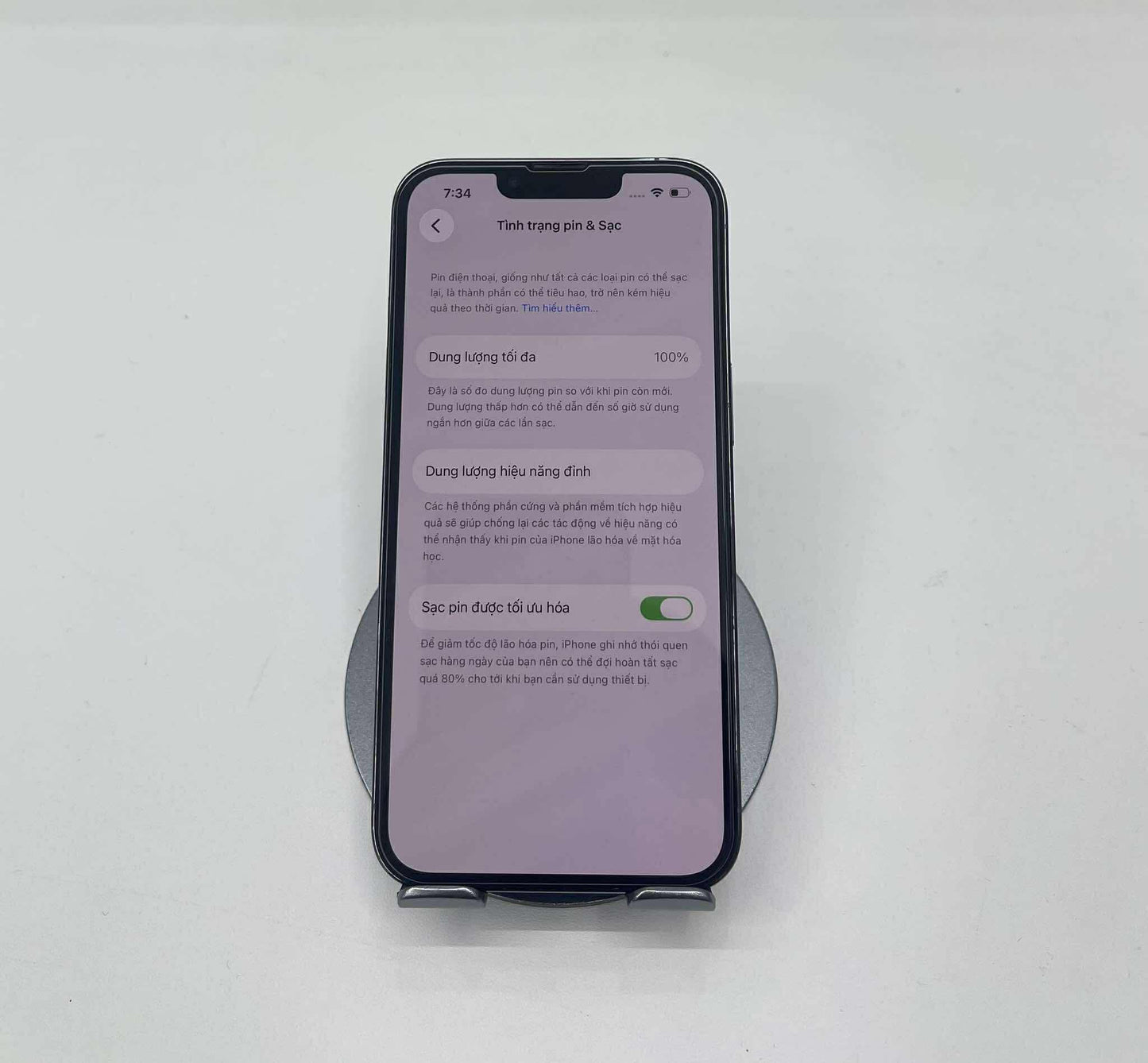 IPhone 13 Pro 128gb Màu Blue - Pin thay mới 100% - 18760 A-