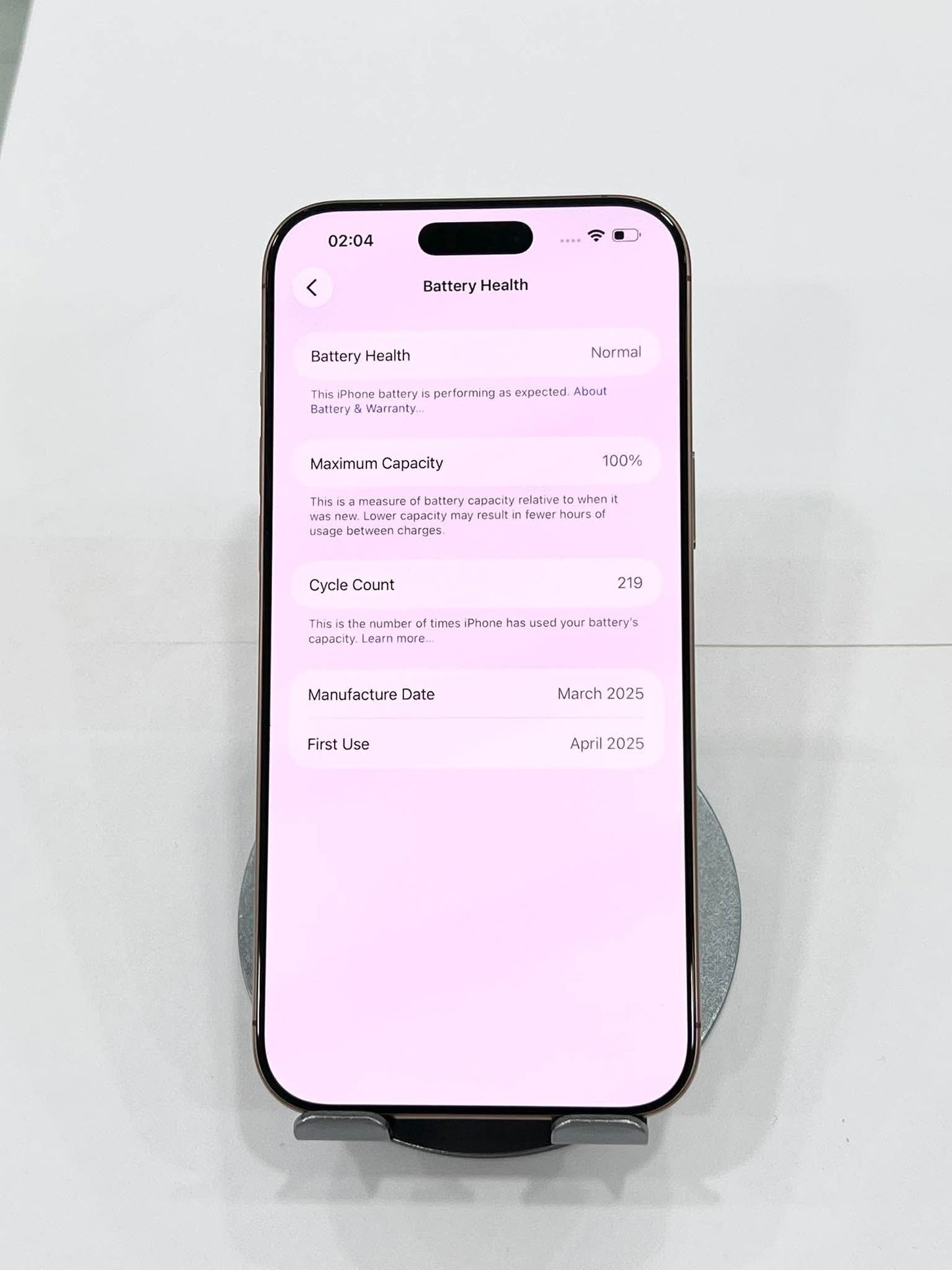 IPhone 16 ProMax 256GB Màu vàng - Pin 100% sạc 219 lần - 31002 TEKU