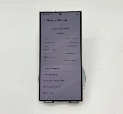 SamSung S24 Ultra 256GB Màu Titan - 32015 - a-* Teku
