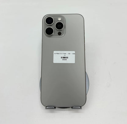 IPhone 16 Promax 512GB màu Titan - Pin 100% - 36999 - a-