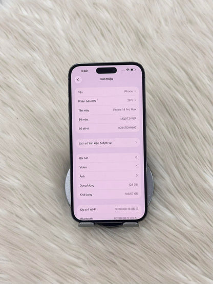 IPhone 14 ProMax 256GB Màu tím - Pin thay mới 100% - 87882 A- teku