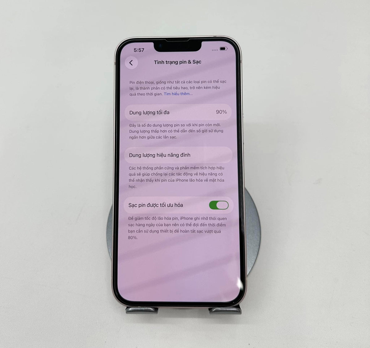IPhone 13 bản 128Gb Màu Hồng - Pin 90% - 67867 - a-*