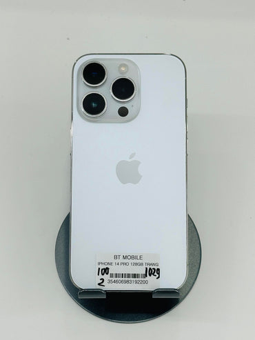 IPhone 14 Pro 128gb Màu trắng, Pin zin 100%, Máy zin chưa qua thay sửa