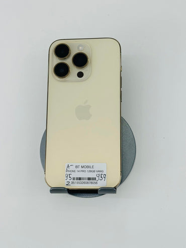 IPhone 14 Pro 128gb Màu vàng, Pin zin 95%, Máy xước nhẹ, chưa qua thay sửa