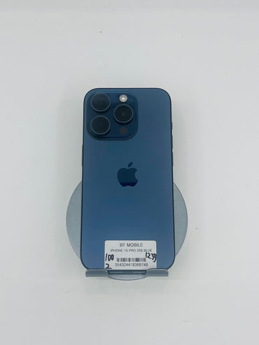 IPhone 15 Pro 256gb Màu Xanh dương, Pin zin 100%, Máy zin chưa qua thay sửa