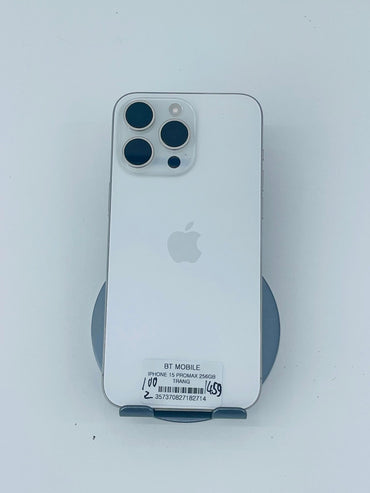 IPhone 15 ProMax 256gb Màu trắng, Pin zin 100%, Máy zin chưa qua thay sửa
