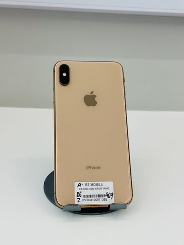 IPhone XSMax 64gb Màu vàng, Pin zin 86%, Máy xước nhẹ, Máy zin chưa qua thay sửa - 71395