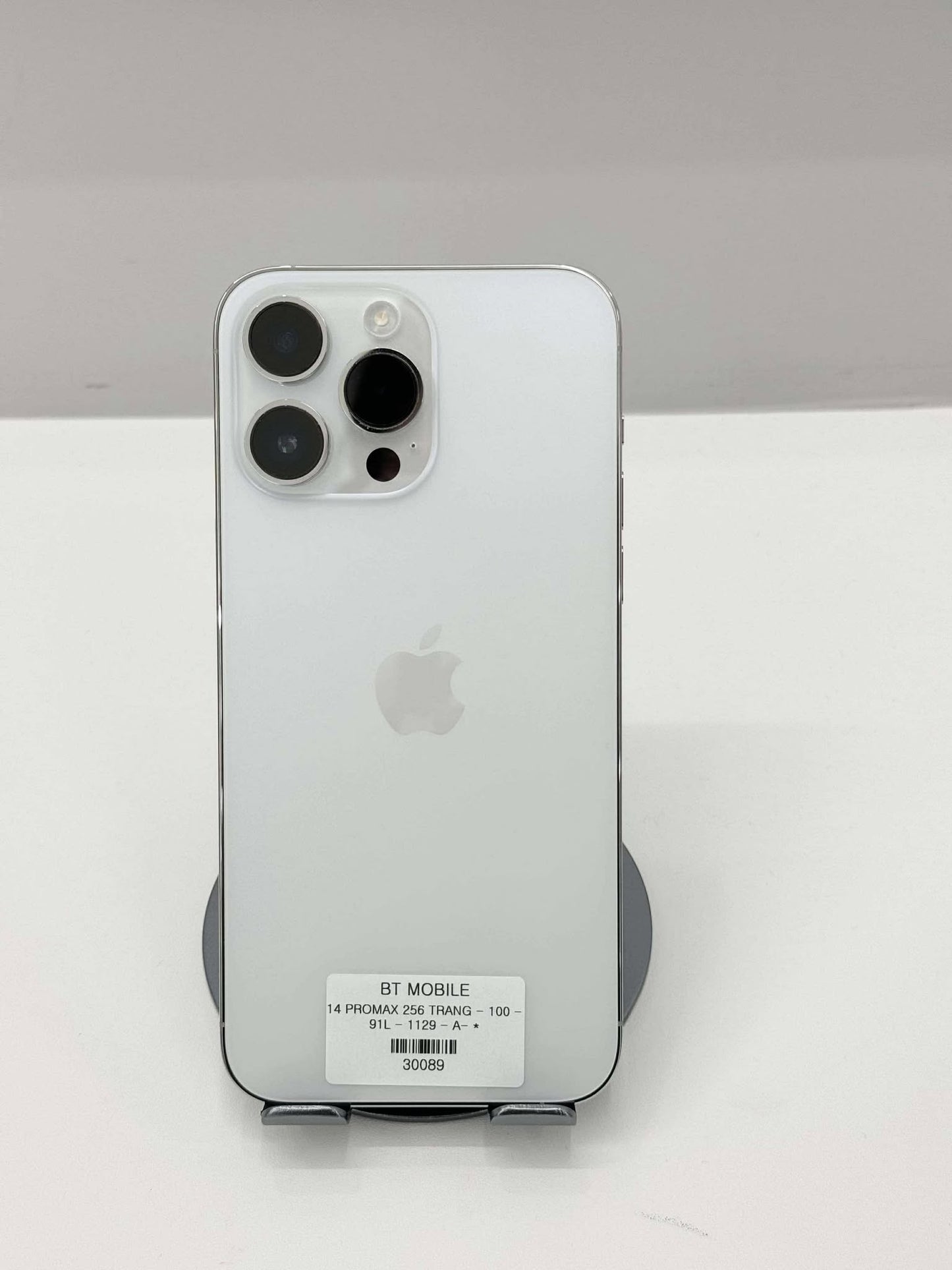 IPhone 14 ProMax 256gb Màu trắng, Pin zin 100%, Máy đã sạc 91 lần, Máy xước nhẹ, Máy zin chưa qua thay sửa - 30089